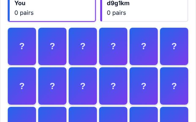 Memory Match game picture