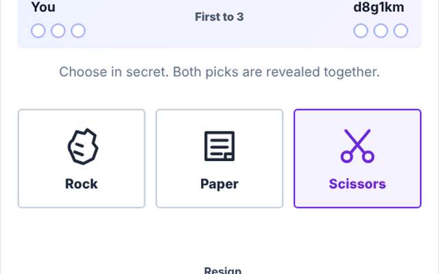 Rock Paper Scissors game picture